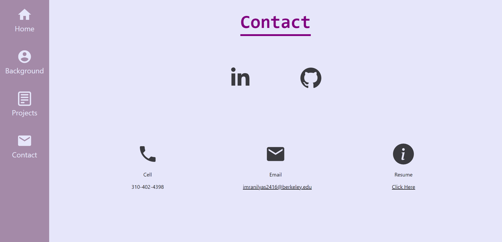 Contact Screen for PC